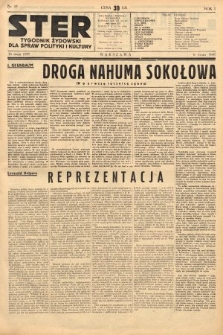 Ster : tygodnik żydowski dla spraw polityki i kultury. 1937, nr 15