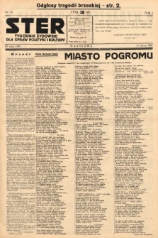 Ster : tygodnik żydowski dla spraw polityki i kultury. 1937, nr 16