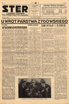 Ster : tygodnik żydowski dla spraw polityki i kultury. 1937, nr 24