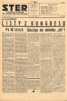 Ster : tygodnik żydowski dla spraw polityki i kultury. 1937, nr 28