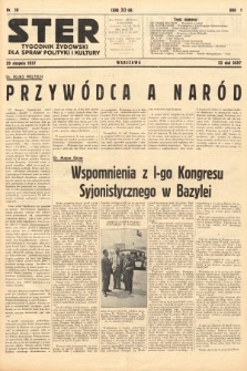 Ster : tygodnik żydowski dla spraw polityki i kultury. 1937, nr 30
