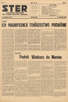 Ster : tygodnik żydowski dla spraw polityki i kultury. 1937, nr 37