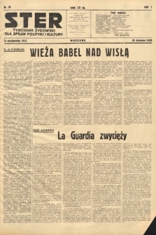 Ster : tygodnik żydowski dla spraw polityki i kultury. 1937, nr 38
