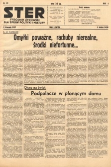 Ster : tygodnik żydowski dla spraw polityki i kultury. 1937, nr 39