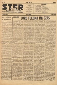 Ster : tygodnik żydowski dla spraw polityki i kultury. 1937, nr 43