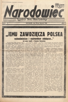 Narodowiec : tygodnik Obozu Wszechpolskiego. 1939, nr 4