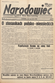 Narodowiec : tygodnik Obozu Wszechpolskiego. 1939, nr 10