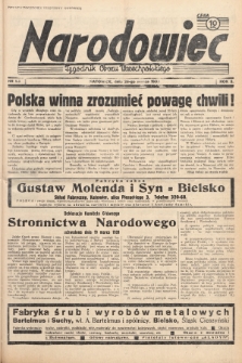 Narodowiec : tygodnik Obozu Wszechpolskiego. 1939, nr 13