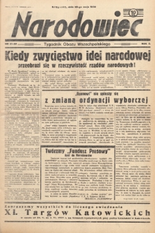 Narodowiec : tygodnik Obozu Wszechpolskiego. 1939, nr 21-22