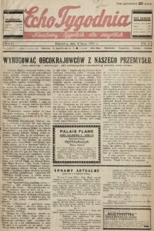Echo Tygodnia : niezależny tygodnik dla wszystkich. 1933, nr 5