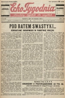 Echo Tygodnia : niezależny tygodnik dla wszystkich. 1933, nr 10