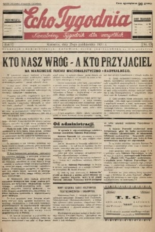 Echo Tygodnia : niezależny tygodnik dla wszystkich. 1933, nr 13