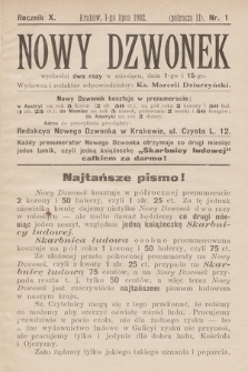 Nowy Dzwonek. 1902, nr 1