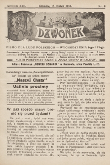 Nowy Dzwonek : pismo dla ludu Polskiego. 1914, nr 6