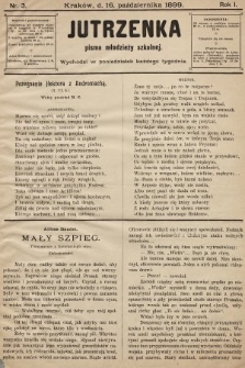 Jutrzenka : pismo młodzieży szkolnej. 1899, nr 3