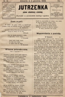 Jutrzenka : pismo młodzieży szkolnej. 1899, nr 10