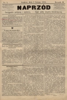 Naprzód : dwutygodnik polityczny i społeczny : organ partyi socyalno-demokratycznej. 1893, nr 3