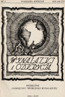 Wynalazki i Odkrycia: czasopismo poświęcone twórczości wynalazczej. 1930, nr 2