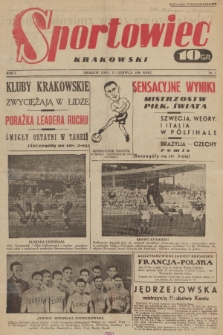 Sportowiec Krakowski. 1938, nr 1 (wydanie poniedziałkowe)