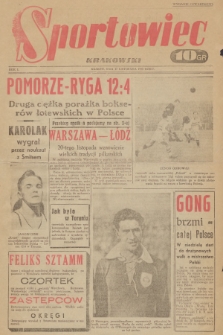 Sportowiec Krakowski. 1938 (wydanie czwartkowe)