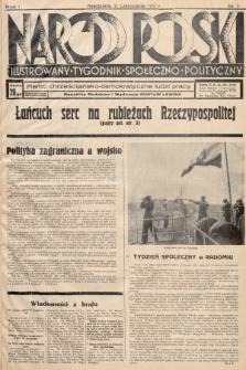 Naród Polski : ilustrowany tygodnik społeczno-polityczny : pismo chrześcijańsko-demokratyczne ludzi pracy. 1937, nr 3