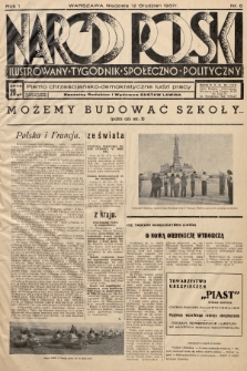 Naród Polski : ilustrowany tygodnik społeczno-polityczny : pismo chrześcijańsko-demokratyczne ludzi pracy. 1937, nr 6