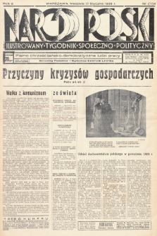 Naród Polski : ilustrowany tygodnik społeczno-polityczny : pismo chrześcijańsko-demokratyczne ludzi pracy. 1938, nr 12