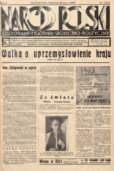Naród Polski : ilustrowany tygodnik społeczno-polityczny : pismo chrześcijańsko-demokratyczne ludzi pracy. 1938, nr 16
