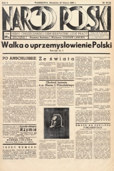 Naród Polski : ilustrowany tygodnik społeczno-polityczny : pismo chrześcijańsko-demokratyczne ludzi pracy. 1938, nr 20