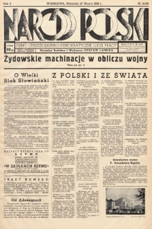 Naród Polski : ilustrowany tygodnik społeczno-polityczny : pismo chrześcijańsko-demokratyczne ludzi pracy. 1938, nr 21