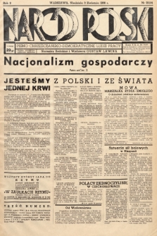 Naród Polski : ilustrowany tygodnik społeczno-polityczny : pismo chrześcijańsko-demokratyczne ludzi pracy. 1938, nr 22