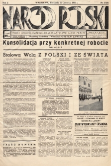 Naród Polski : ilustrowany tygodnik społeczno-polityczny : pismo chrześcijańsko-demokratyczne ludzi pracy. 1938, nr 27