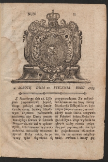 Gazety Wileńskie. 1783, nr 2