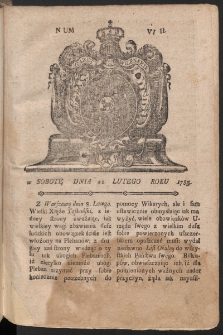 Gazety Wileńskie. 1783, nr 8