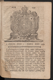 Gazety Wileńskie. 1783, nr 9