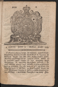 Gazety Wileńskie. 1783, nr 10