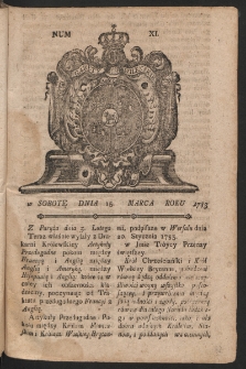 Gazety Wileńskie. 1783, nr 11