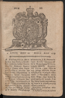 Gazety Wileńskie. 1783, nr 12