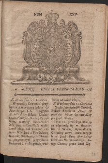 Gazety Wileńskie. 1783, nr 25