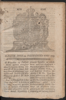 Gazety Wileńskie. 1783, nr 43