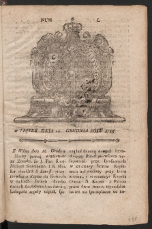 Gazety Wileńskie. 1783, nr 50