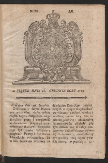 Gazety Wileńskie. 1783, nr 52
