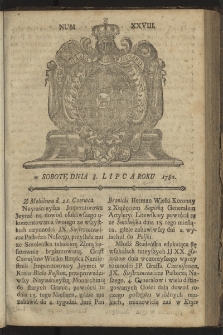 Gazety Wileńskie. 1780, nr 28