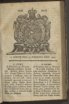 Gazety Wileńskie. 1780, nr 39