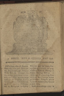 Gazety Wileńskie. 1786, nr 4
