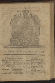 Gazety Wileńskie. 1786, nr 7