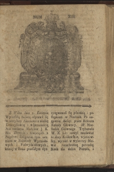Gazety Wileńskie. 1786, nr 13
