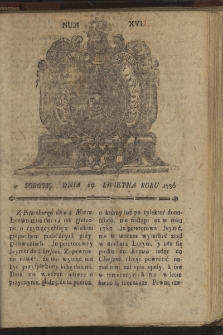 Gazety Wileńskie. 1786, nr 17