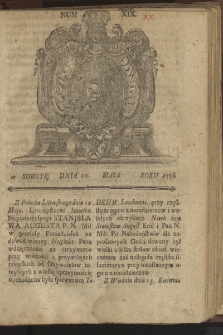 Gazety Wileńskie. 1786, nr 20