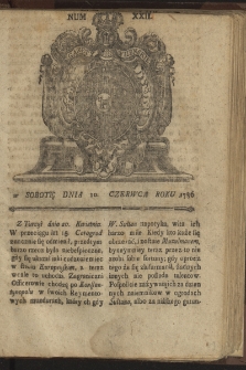 Gazety Wileńskie. 1786, nr 23